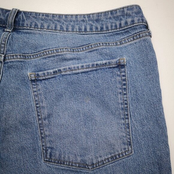 Old Navy Ladies Size 24 High Rise OG Loose Medium Wash Button Closure Jeans - Picture 10 of 14